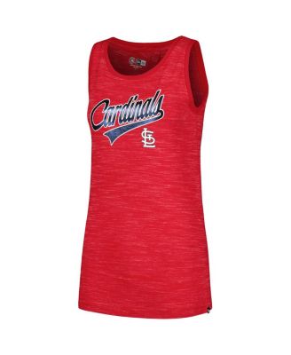 Women's Red St. Louis Cardinals Space-Dye Active Tank Top