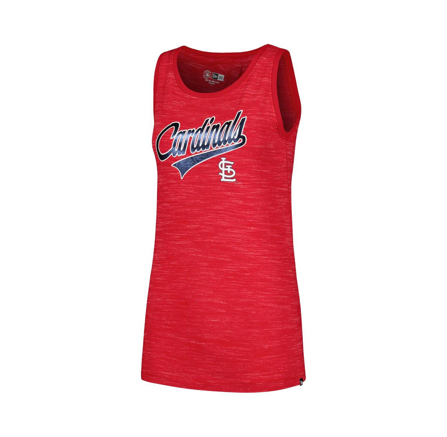 Women's Red St. Louis Cardinals Space-Dye Active Tank Top