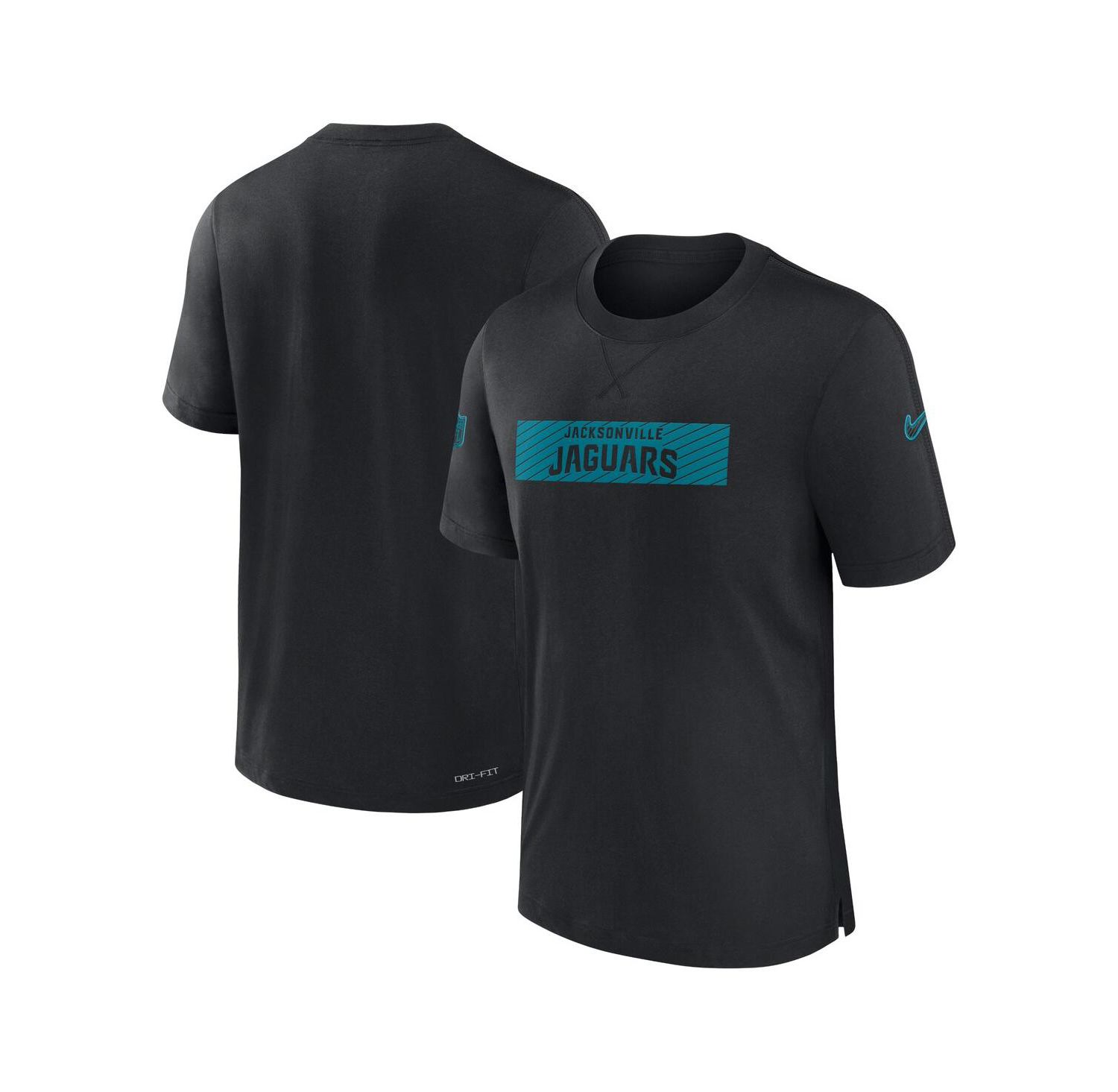 Men's Black Jacksonville Jaguars Sideline Player Performance T-Shirt