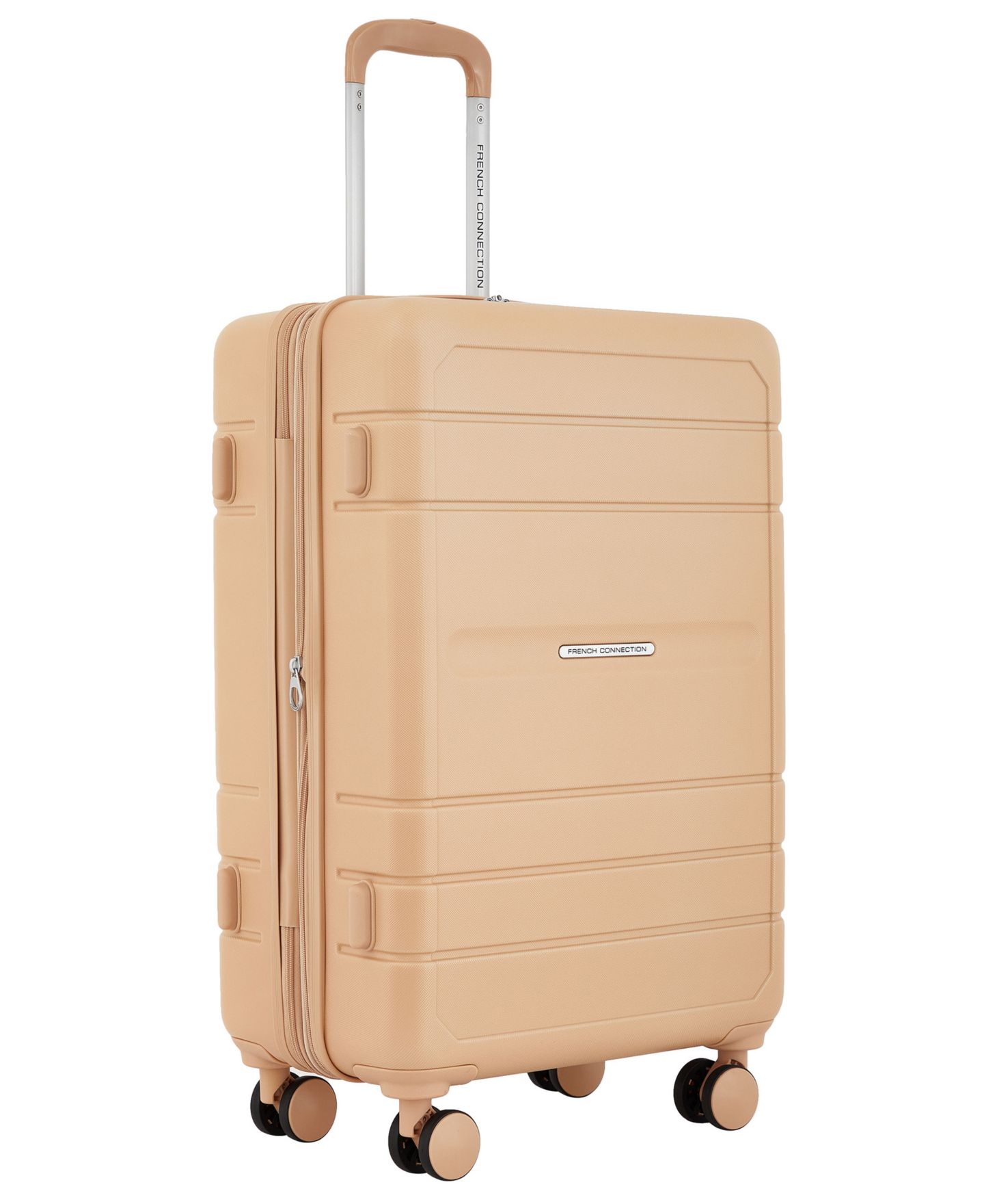 Чемоданы French Connection Saint Martin 4 Piece Hardside Luggage Set 4in1 CUP/USB/USB-C/PHONE Holder, цвет: Синий — фото 17