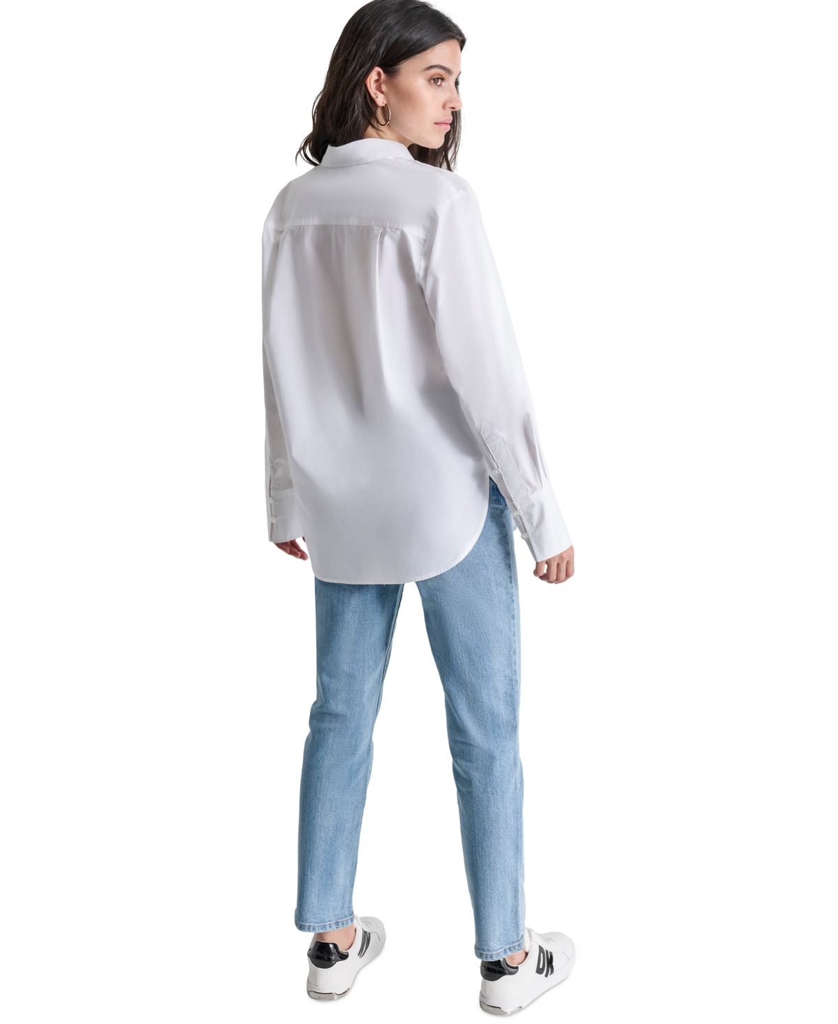 Dkny Jeans Women's Rhinestone Stud Shirt