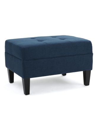 Cozy Ottoman With Birch Wood Legs For Comfort And Style