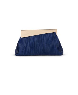 Woman's Haven Satin Jacquard Pouch Clutch Handbag