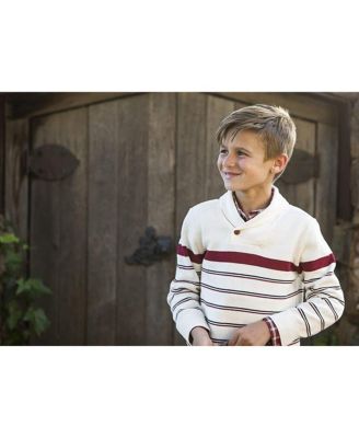 Baby Boys Shawl Collar Sweater
