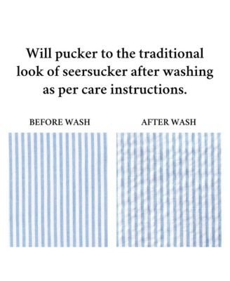 Toddler Girls Seersucker Peter Pan Collar Dress