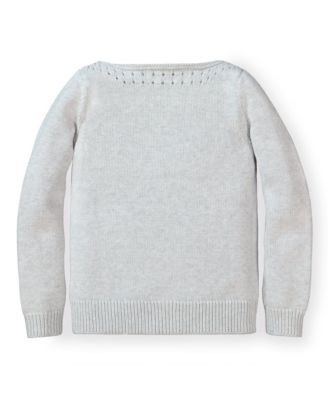 Baby Girls Pointelle Detail Sweater