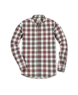 Mens' Organic Cotton Long Sleeve Stretch Poplin Button Down Shirt
