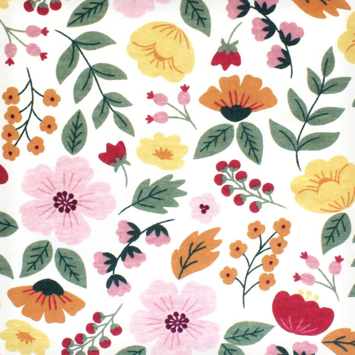 Hudson Baby Infant Girl Changing Pad Cover, Fall Botanical, One Size