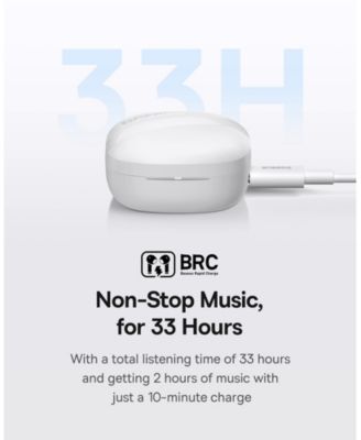 E20 Wireless Earbuds Bluetooth 5.3 Headphones in-Ear Earphones, White