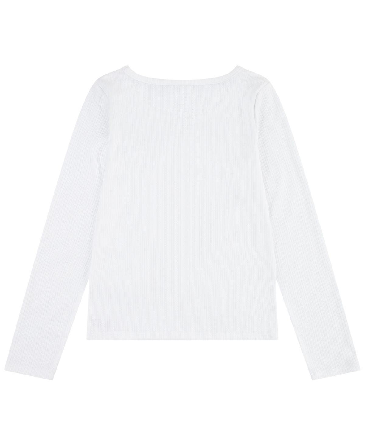 Shop Levi's Toddler Ribbed Knit Top T-shirt In Bright White