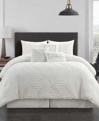 Galatea Tufted Embroidery 7-Pc. Comforter Set, California King