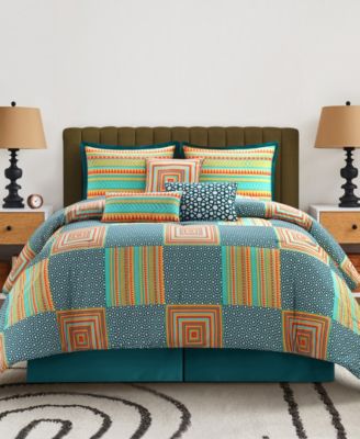 CLOSEOUT! Armani Reversible 7-Pc. Comforter Set, King