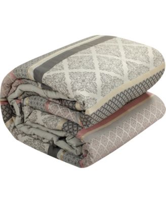 Tefia Jacquard Damask 7-Pc. Comforter Set, King