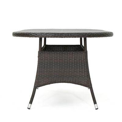 Ramsey Outdoor Oval Wicker Dining Table
