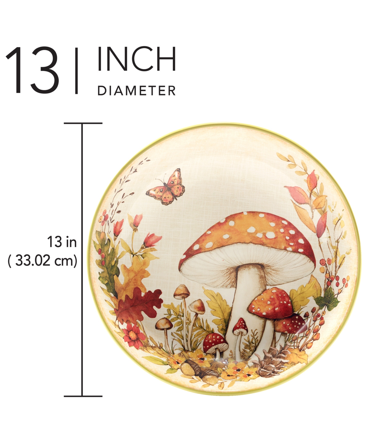 Certified International Woodland Critters Serving Bowl In Micscellan