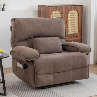  Oversized Push-Back Recliner with Super Soft Fleece