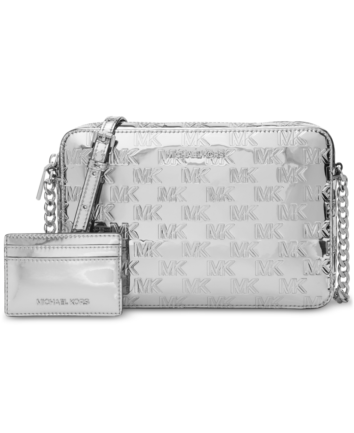 Michael Michael Kors Jet Set East West Crossbody With Card Holder In Gift Box