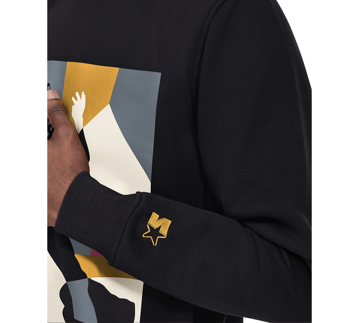 Starter Men's Gabe Fleece Football Graphic Hoodie