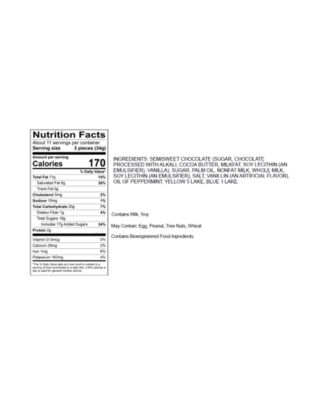 2 Pack Holiday Dark Chocolate Mint Filled Santas, Created for Macy's