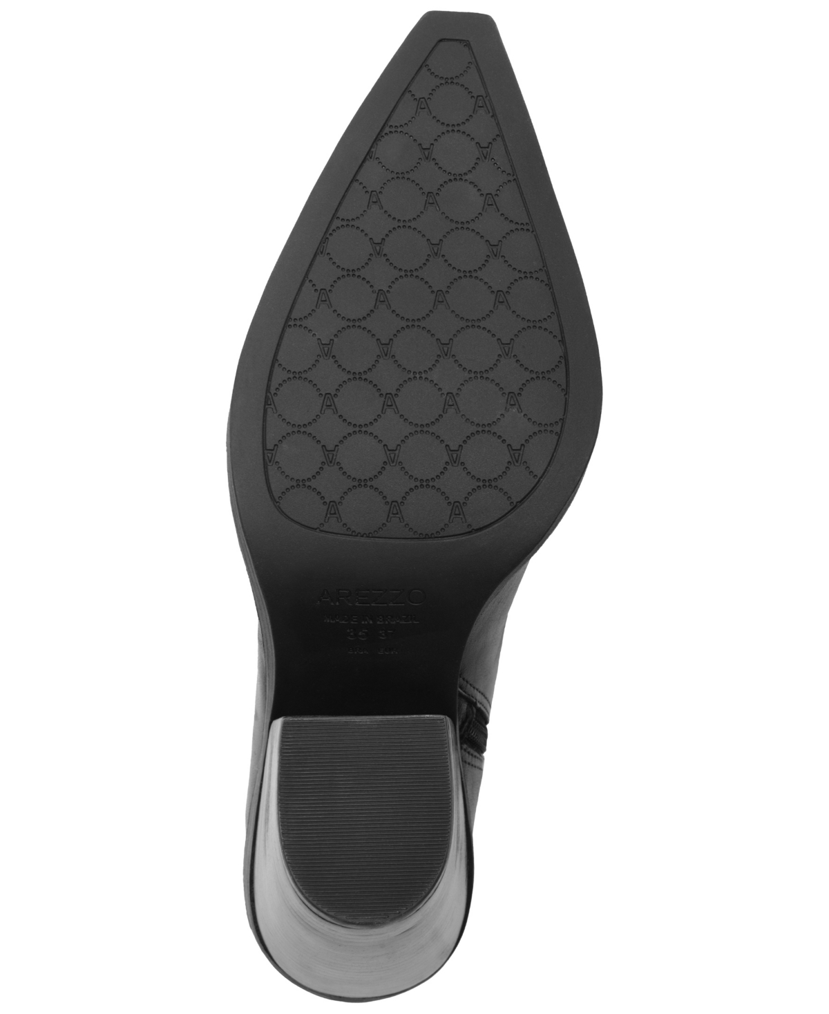 Arezzo Women's Peyton High Block Heel Leather Booties