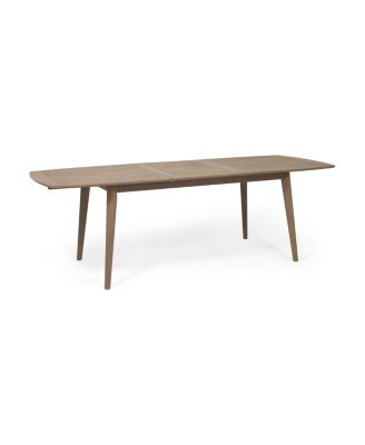  Expandable Acacia Wood Dining Table For Outdoor Gatherings
