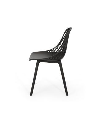 Streamdale Lily Modern Outdoor Dining Chair With Diamond Mesh