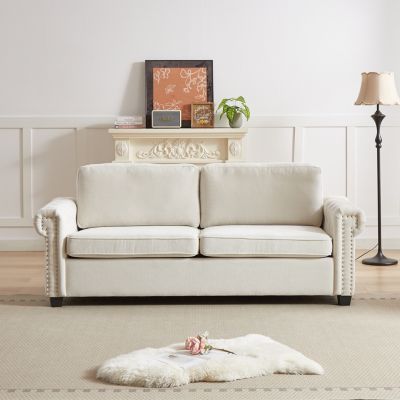 Streamdale 83.8" Convertible Sleeper Sofa Bed with Folding Mattress