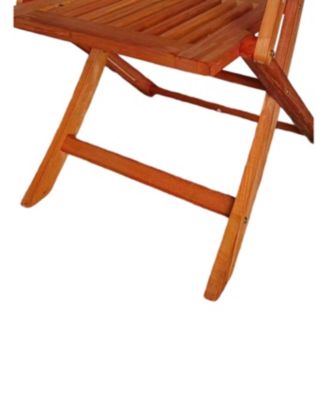 Streamdale Foldable Patio Dining Set with 4 Chairs