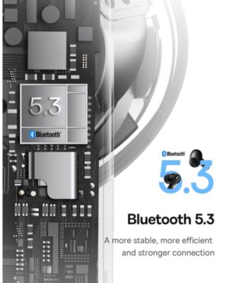 E20 Wireless Earbuds Bluetooth 5.3 Headphones in-Ear Earphones, White