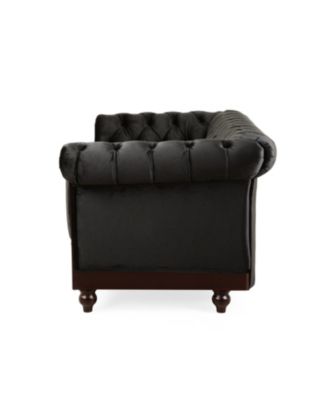 59" Velvet Loveseat Sturdy Pine Frame, Luxurious Comfort