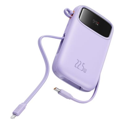 Portable Charger Power Bank,22.5W 10000mAh Fast Charging Portable Phone Charger, Purple