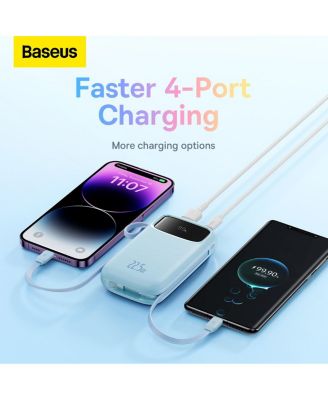 Portable Charger Power Bank,22.5W 10000mAh Fast Charging Portable Phone Charger, Purple