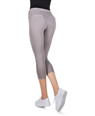 Women's Chino Capri-Length Cotton Blend Leggings