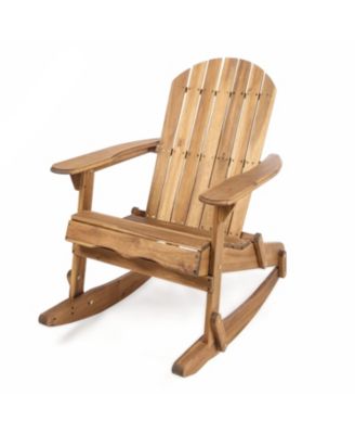 Streamdale Malibu Acacia Wood Adirondack Rocking Chair
