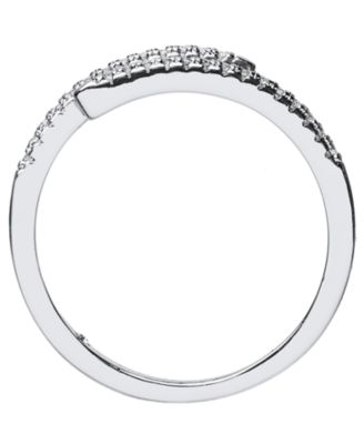 Clear Cubic Zirconia Triple Stack Ring