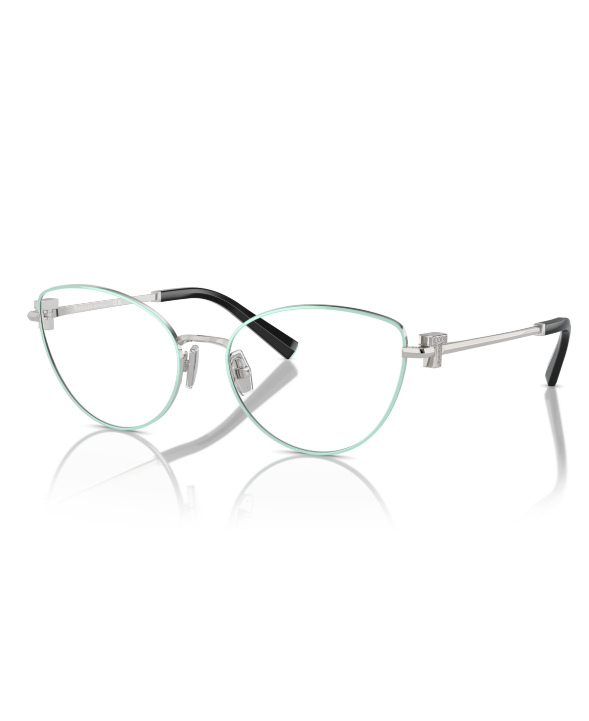 Women's Eyeglasses, F1159B - Tiffany Blue On Silver