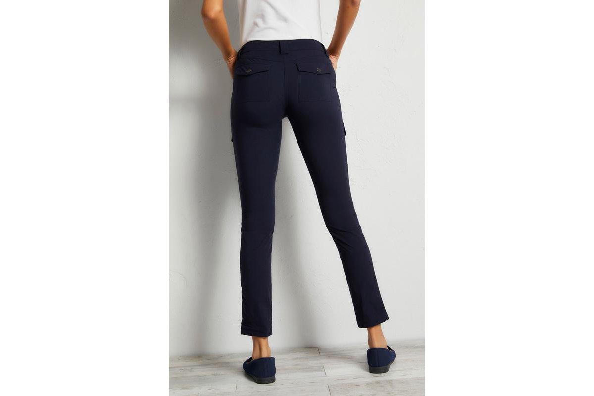 Anatomie Women's Kate Skinny Cargo Pant In Navy