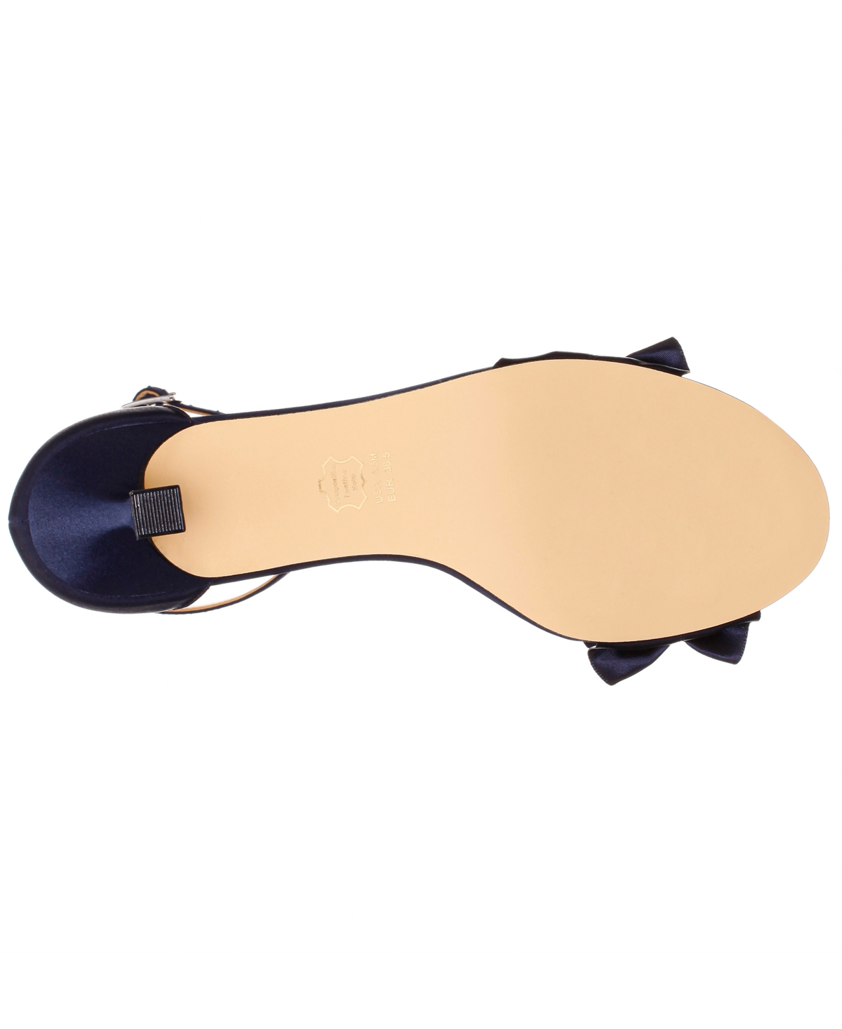 Nina Women's Lisa Mid Heel With Ruffle Sandal In Navy