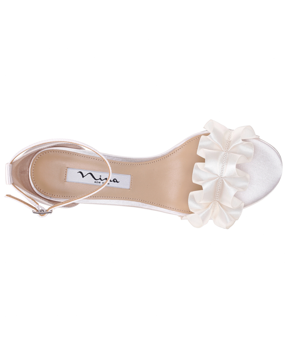 Nina Women's Lisa Mid Heel with Ruffle Sandal