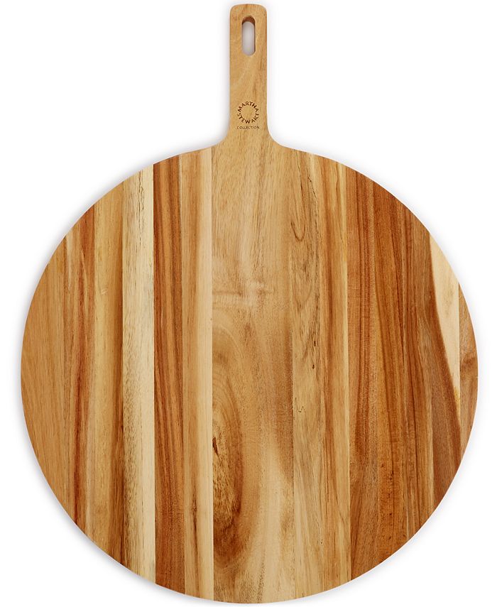 Martha Stewart Collection - Round Acacia Paddle Cutting Board