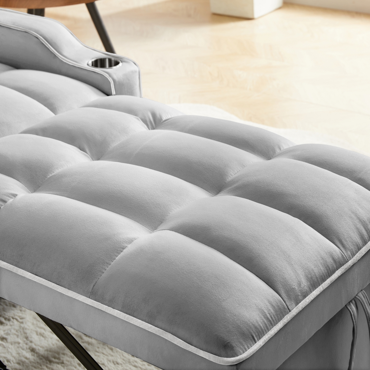 Streamdale 3-in-1 Convertible Sleeper Chair Bed with Usb Charging