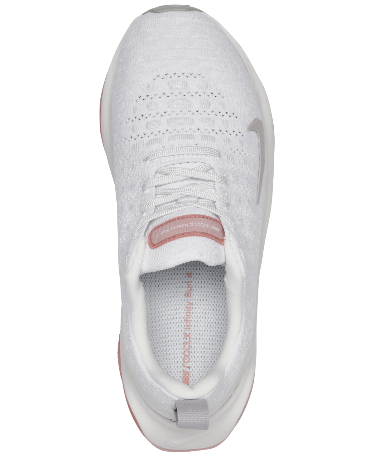 Nike Women's React Infinity Run Flyknit 4 Running Sneakers from Finish Line -Iron