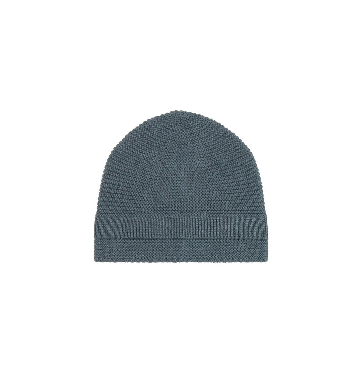 Vild House of Little Baby Vild House of Organic Knit Hat - Blue stone - palmetto plant dye
