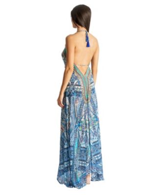 Women's Maxi Halterneck Dress