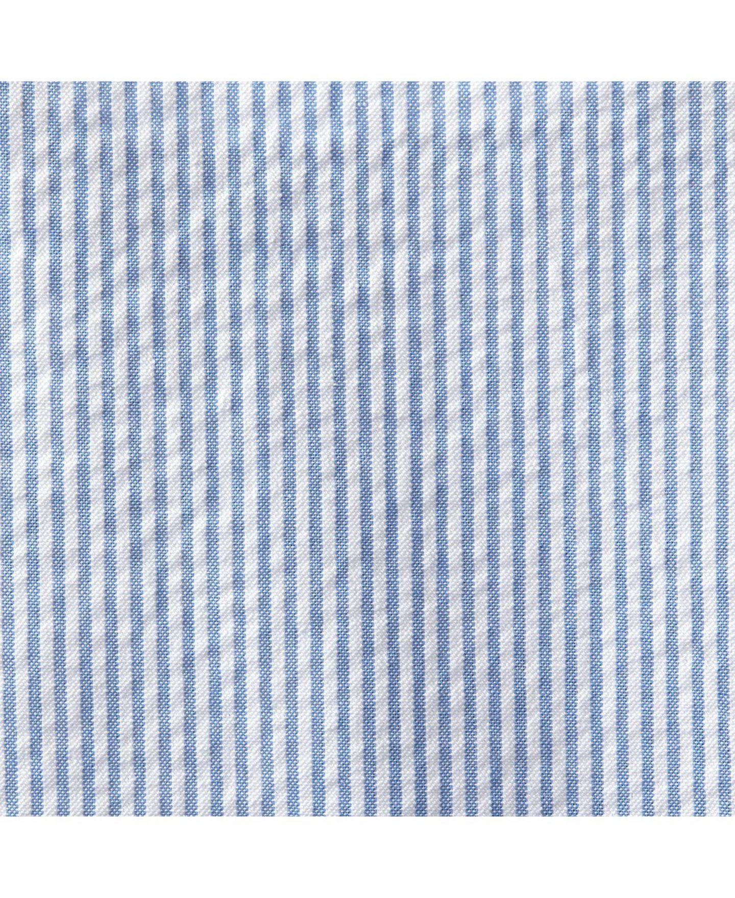 Шорты Hope & Henry Organic Cotton Seersucker Short для мальчиков-малышей, цвет: Синий — фото 3