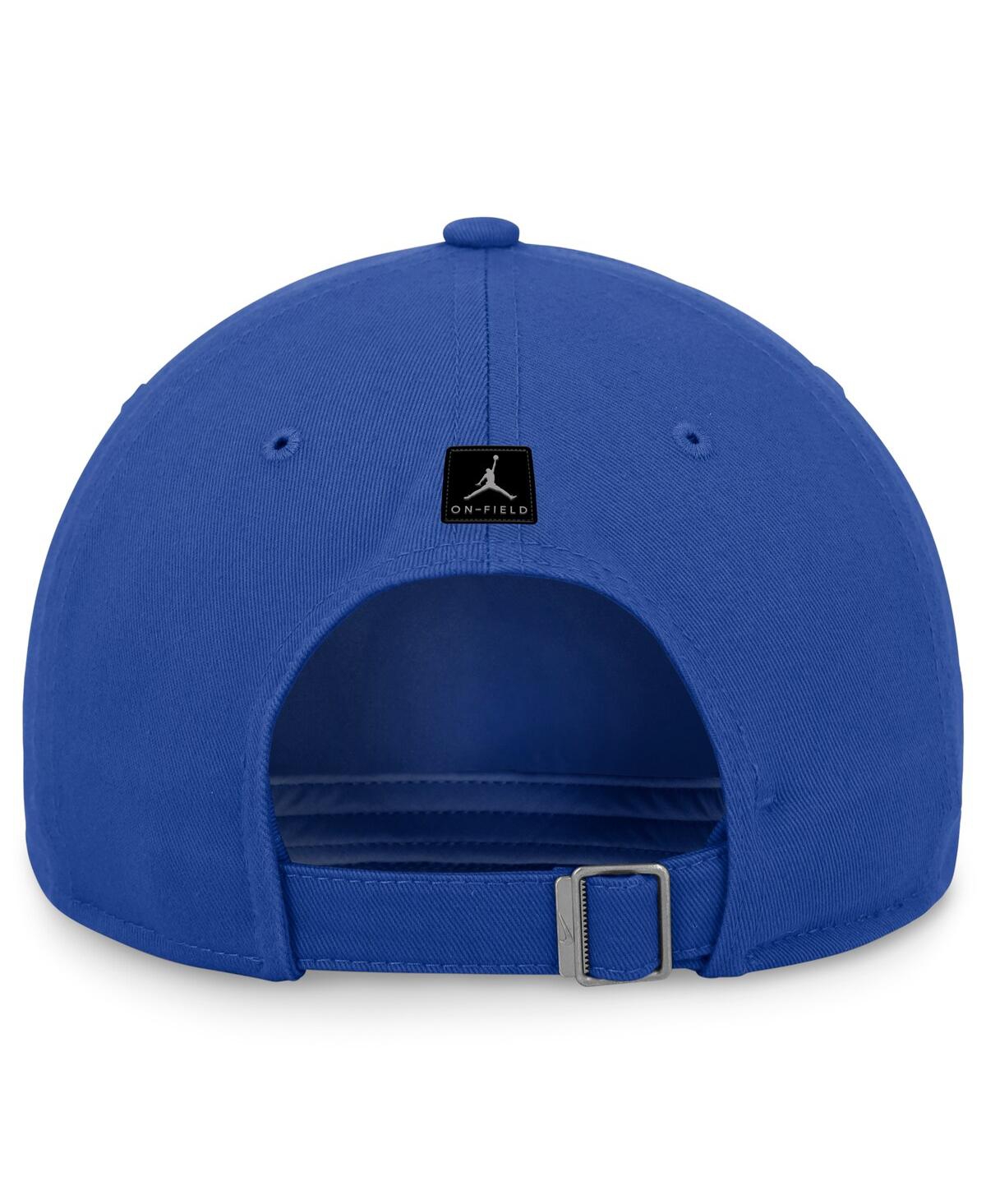 Jordan Men's Navy Florida Gators 2024 On-field Club Adjustable Hat In Royal