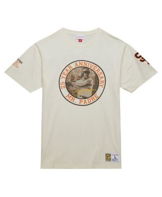 Men's Tony Gwynn Cream San Diego Padres Legends Photo Real T-Shirt