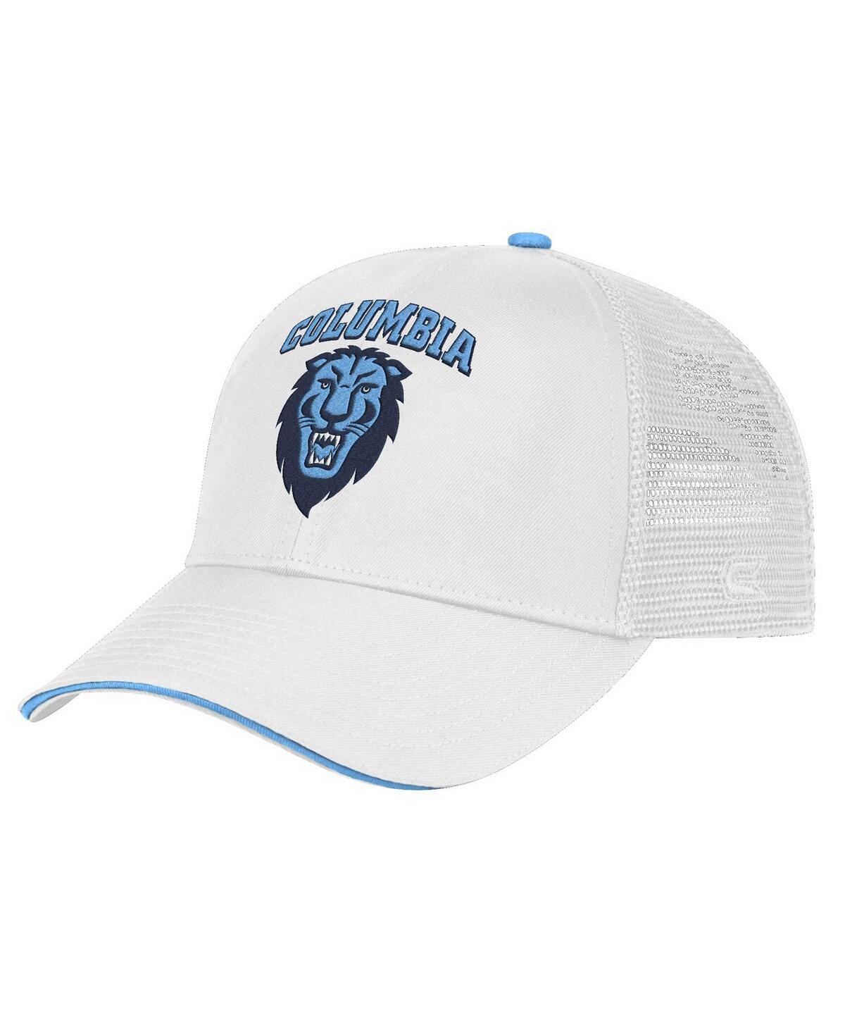 Colosseum Men's White Columbia University Wyatt Adjustable Hat In White