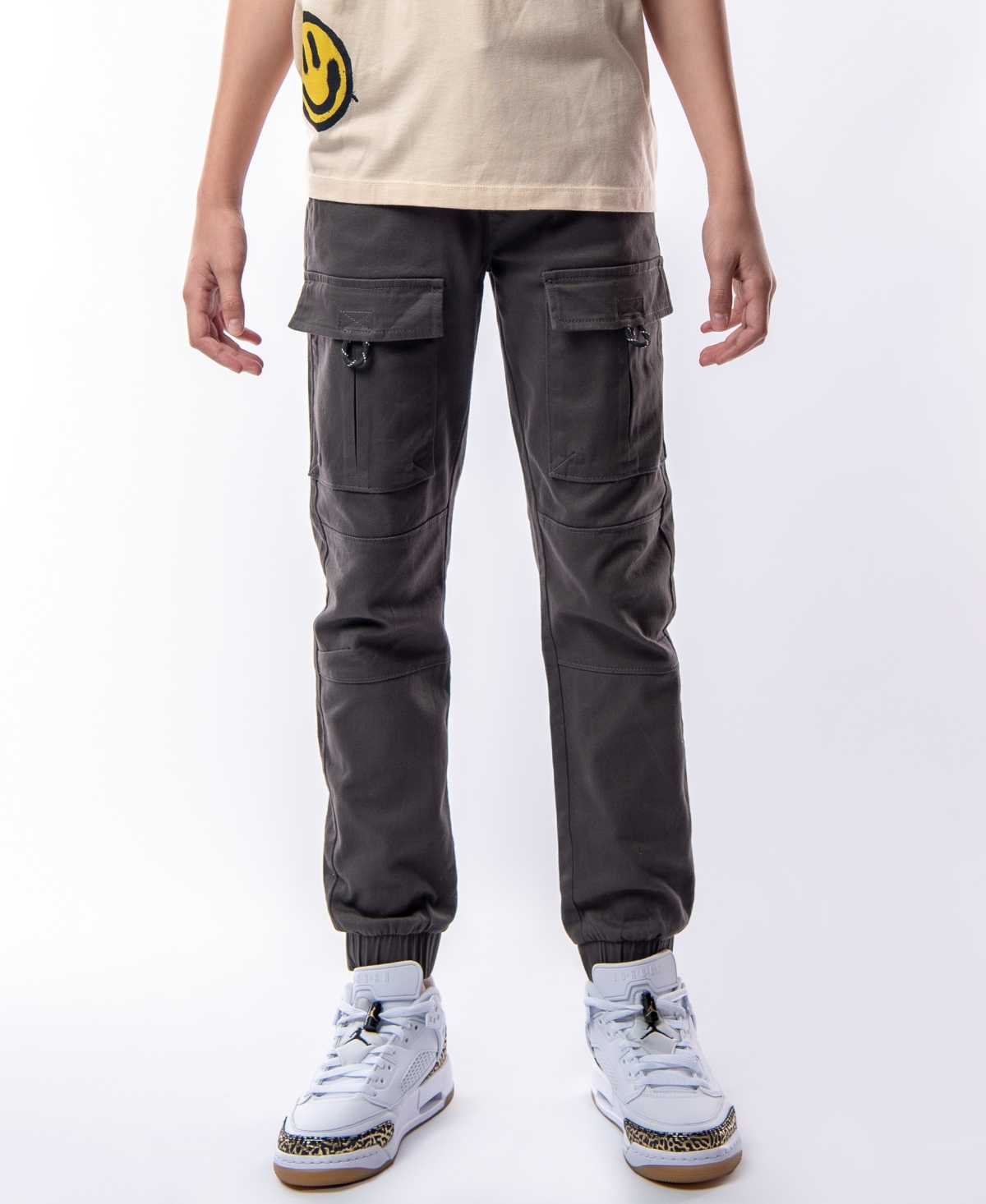 Ring of Fire Big Boys Barnabas Stretch Twill Jogger with Front Cargo Pockets