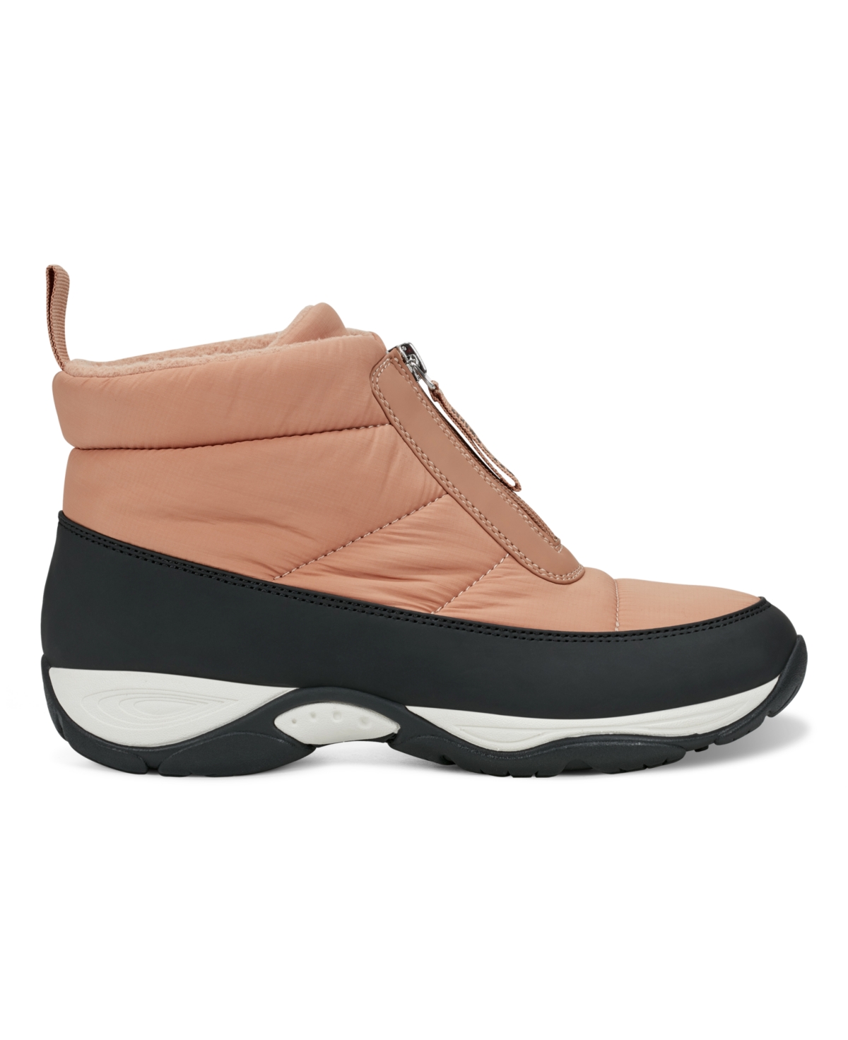 Shop Easy Spirit Women's Edele Cold Weather Casual Booties In Camel,black